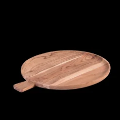 Clearance CASA Acacia Chic Piatto Con Manico Naturale