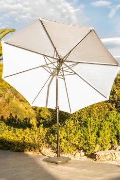 Clearance CASA Alu Ombrellone Senza Base Bianco