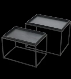 Outlet CASA Apollo Tavolini Set Di 2 Nero