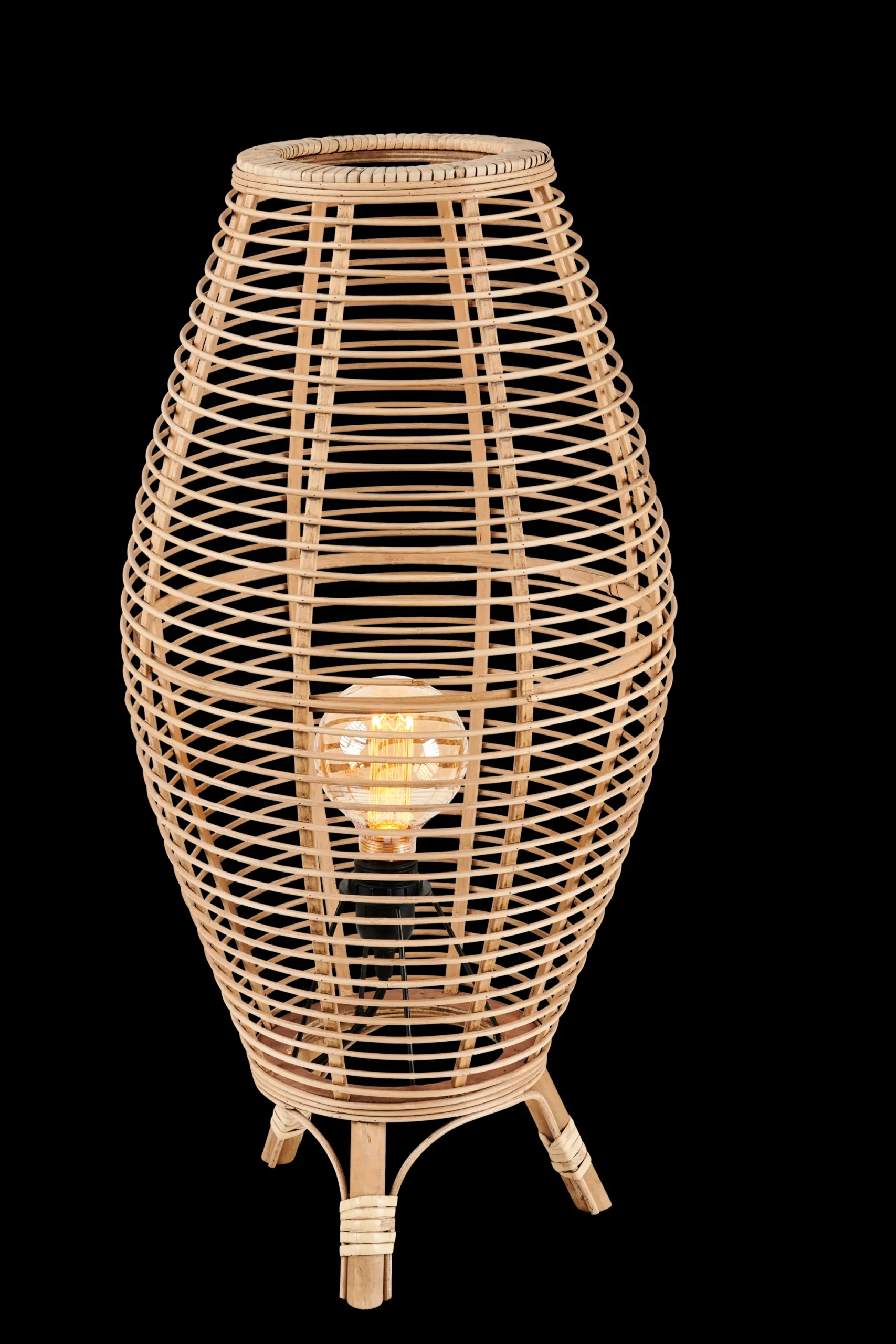 New CASA Arzu Lampada Da Terra E27 Naturale