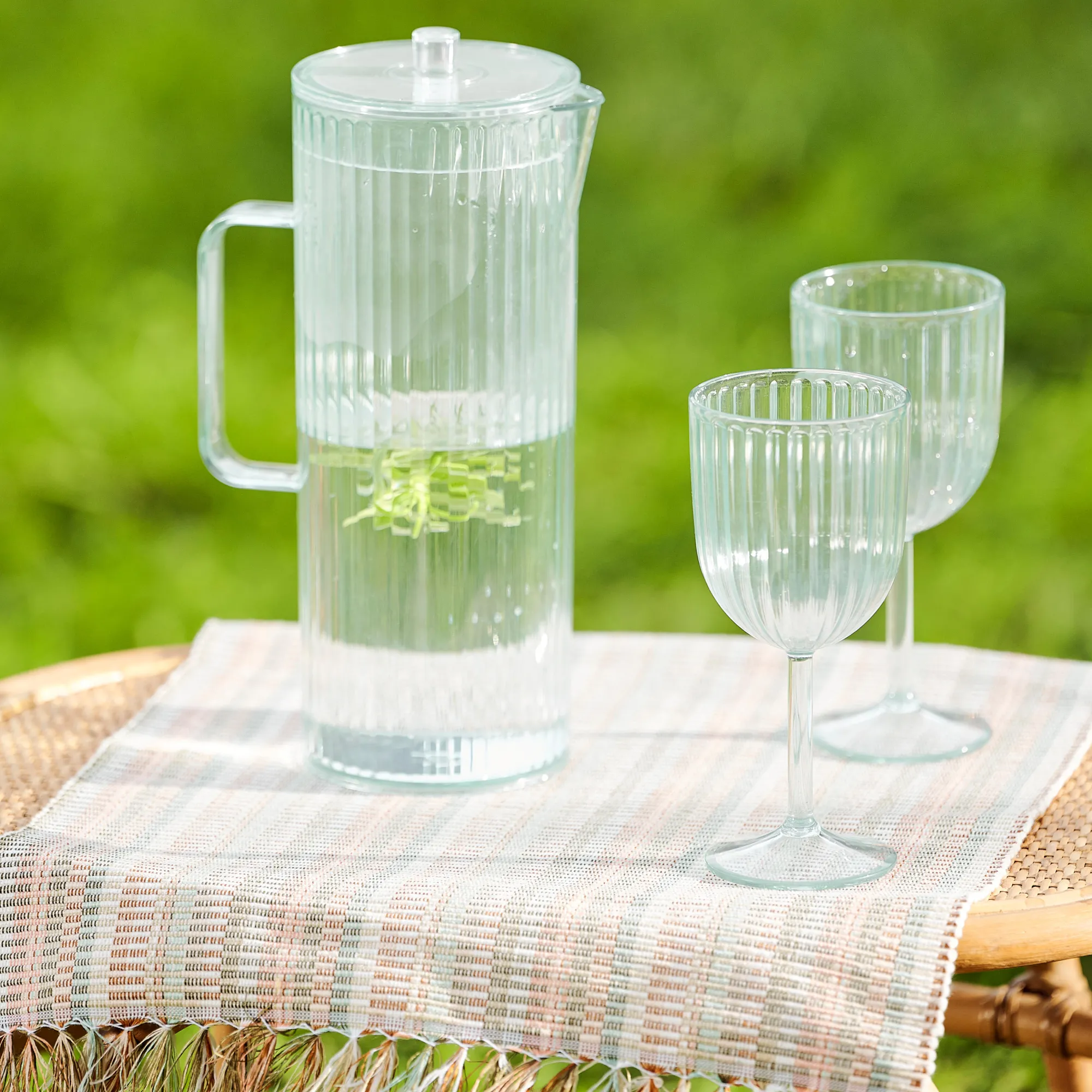 CASA Aura Green Caraffa Con Coperchio Verde