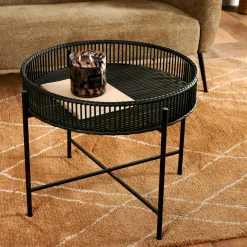 Discount CASA Axelle Tavolino Nero