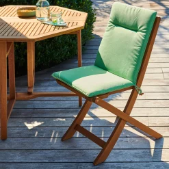 Hot CASA Azur Cuscino Da Giardino Per Sedia Piegh Verde