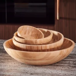 New CASA Bamboo Ciotola Naturale