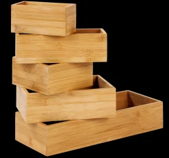 Discount CASA Bamboo Organiser Per Cassetto Naturale