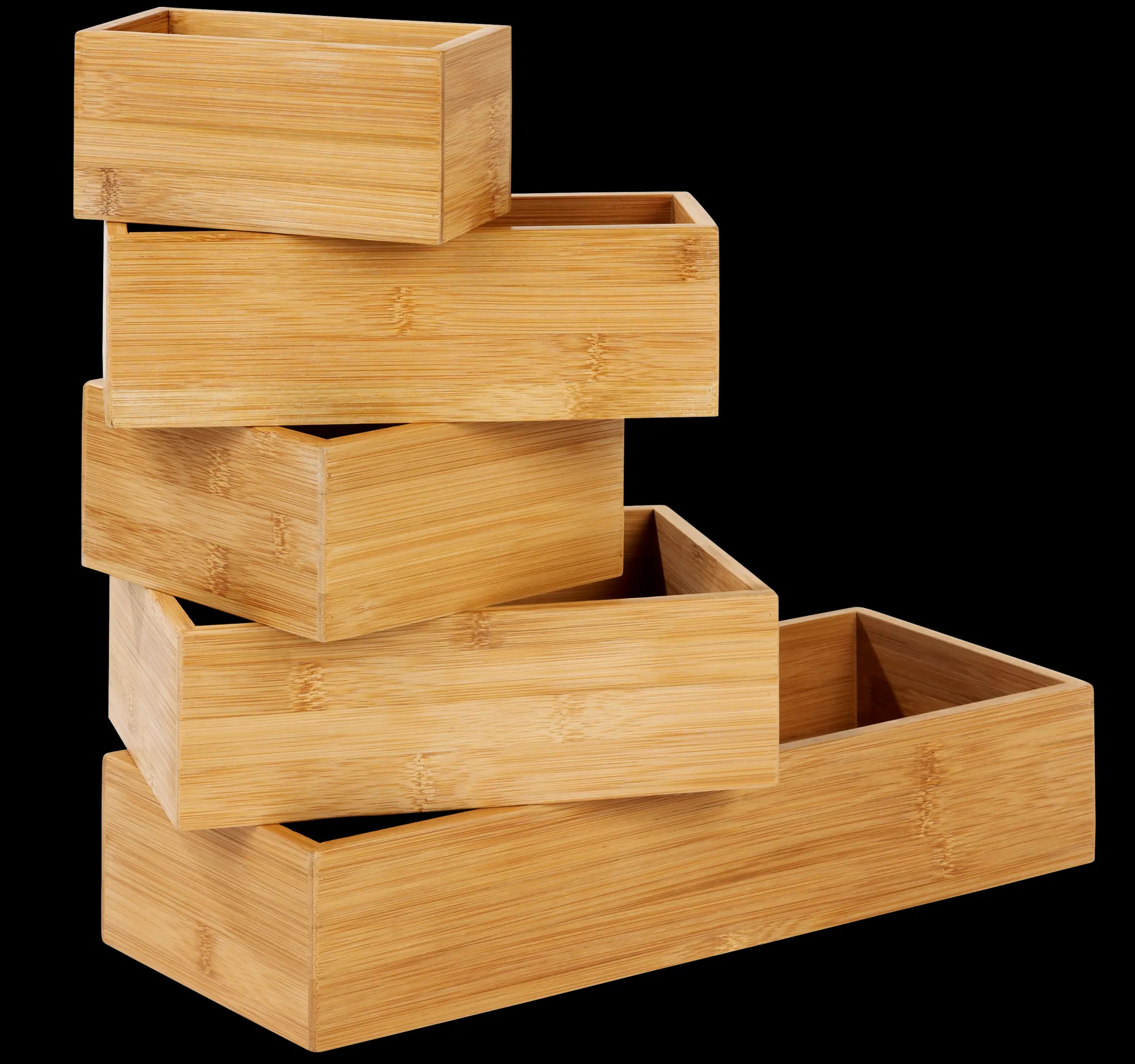 Sale CASA Bamboo Organiser Per Cassetto Naturale