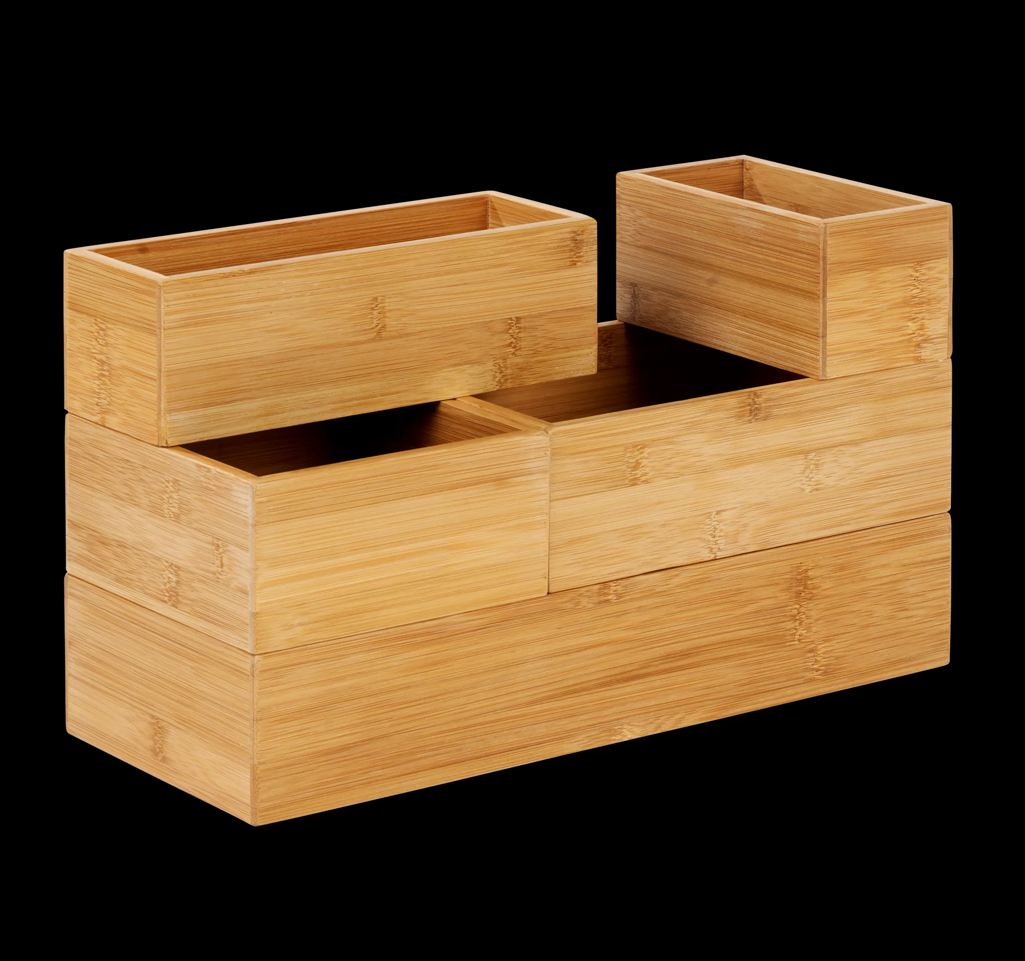 Sale CASA Bamboo Organiser Per Cassetto Naturale