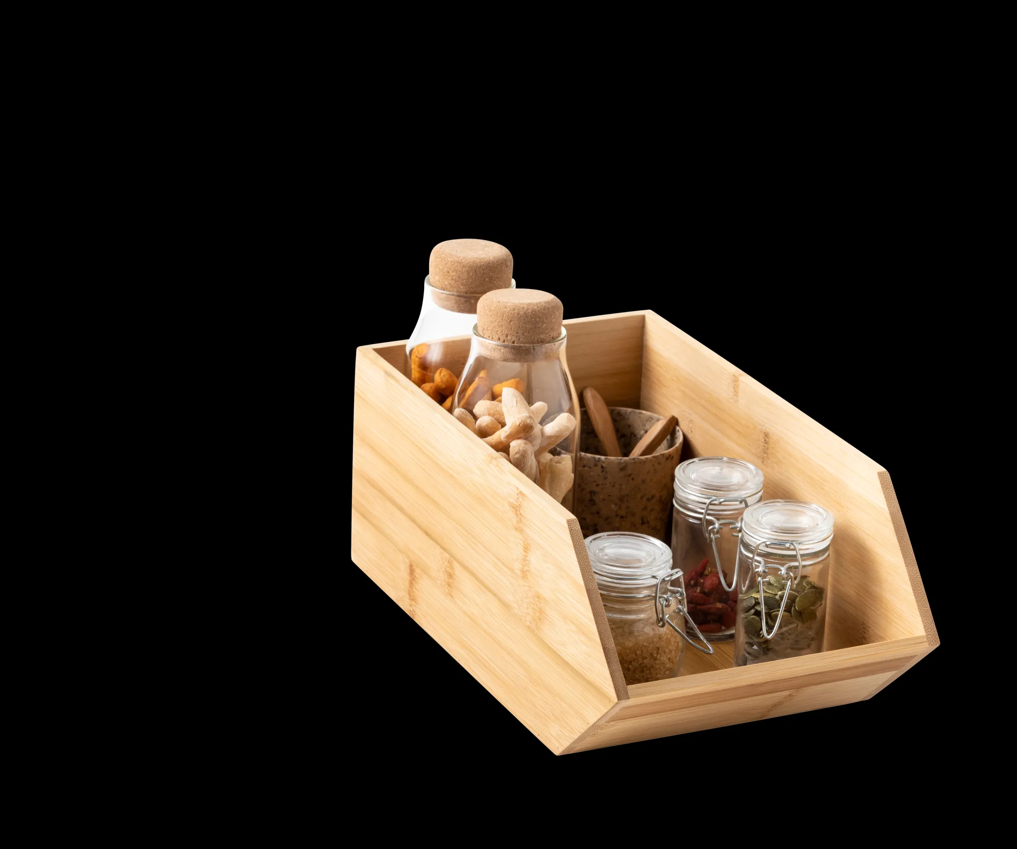 Online CASA Bamboo Organizzatore Impilabile Naturale