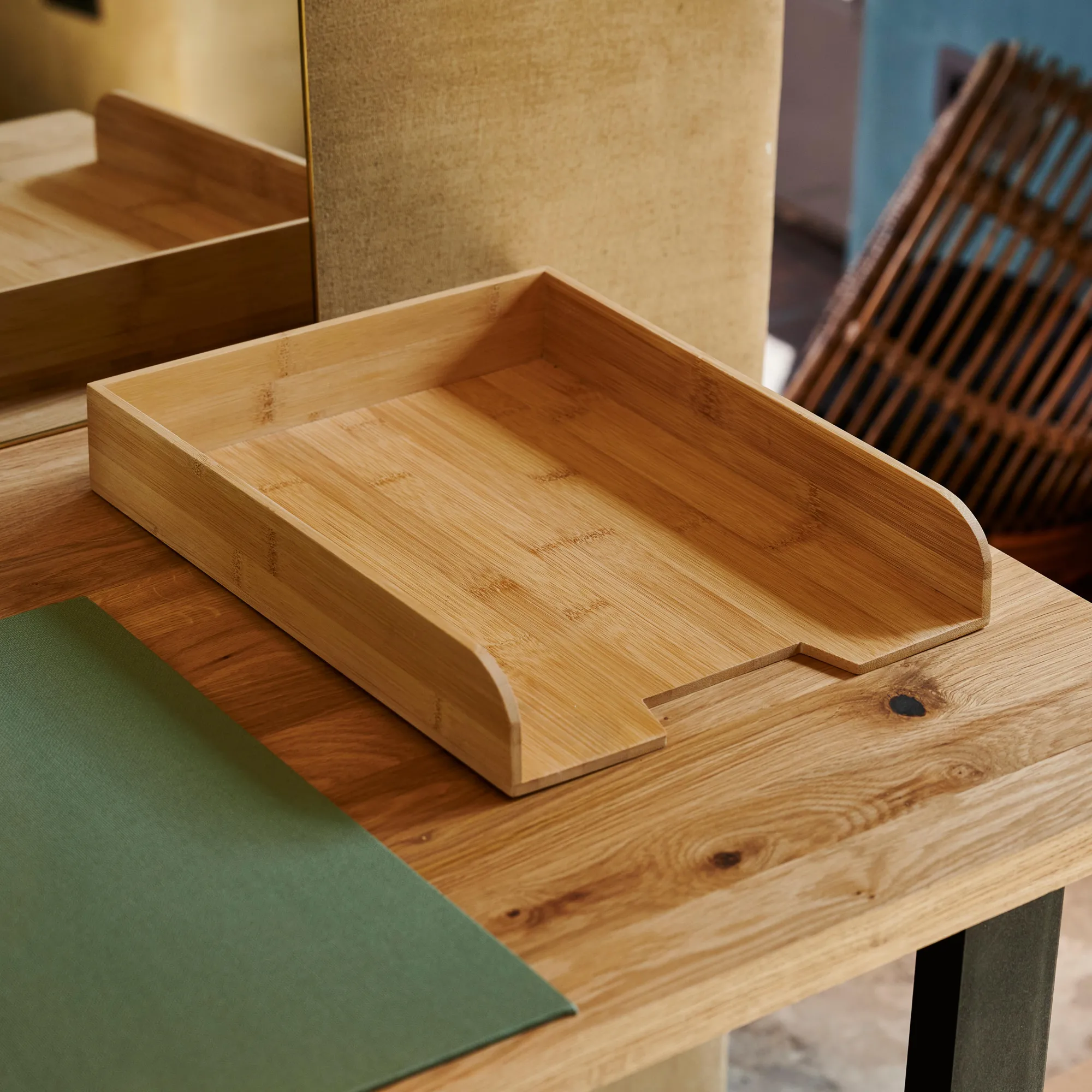 Hot CASA Bamboo Portalettere Naturale
