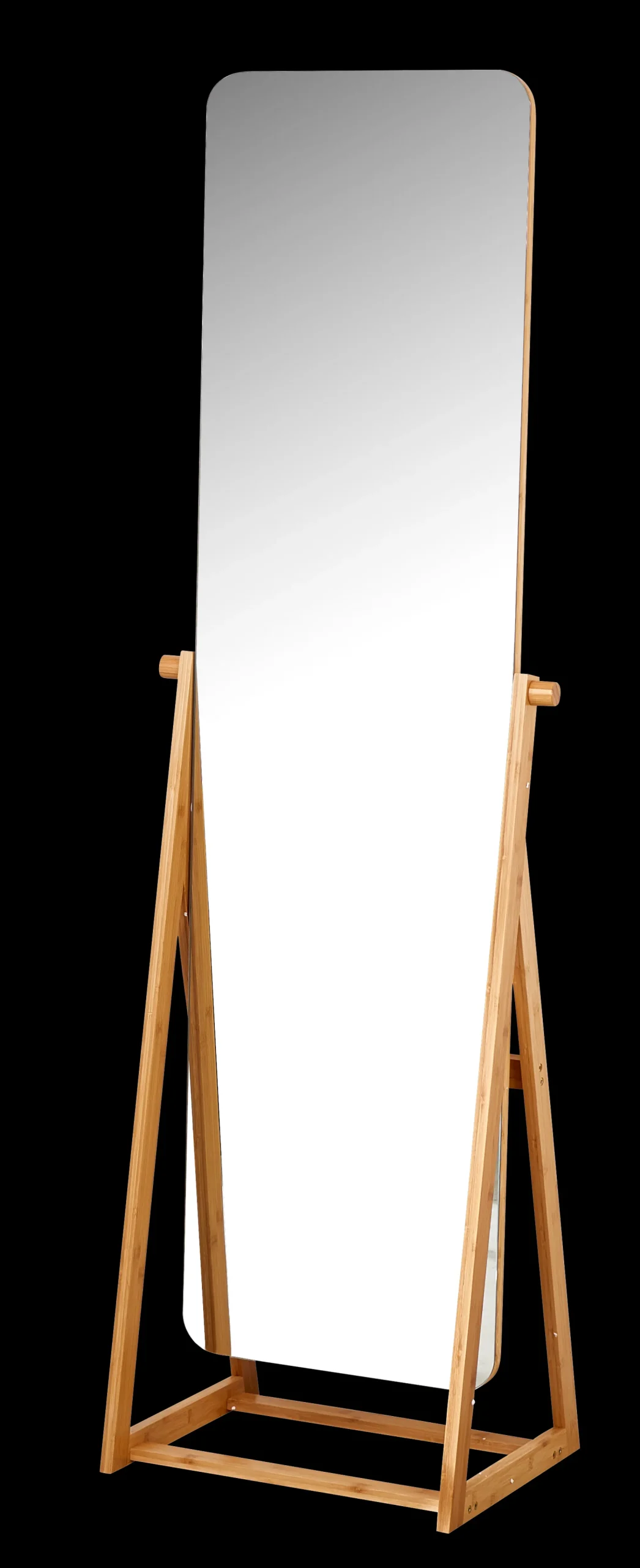 CASA Bamboo Specchio A Figura Intera Marrone
