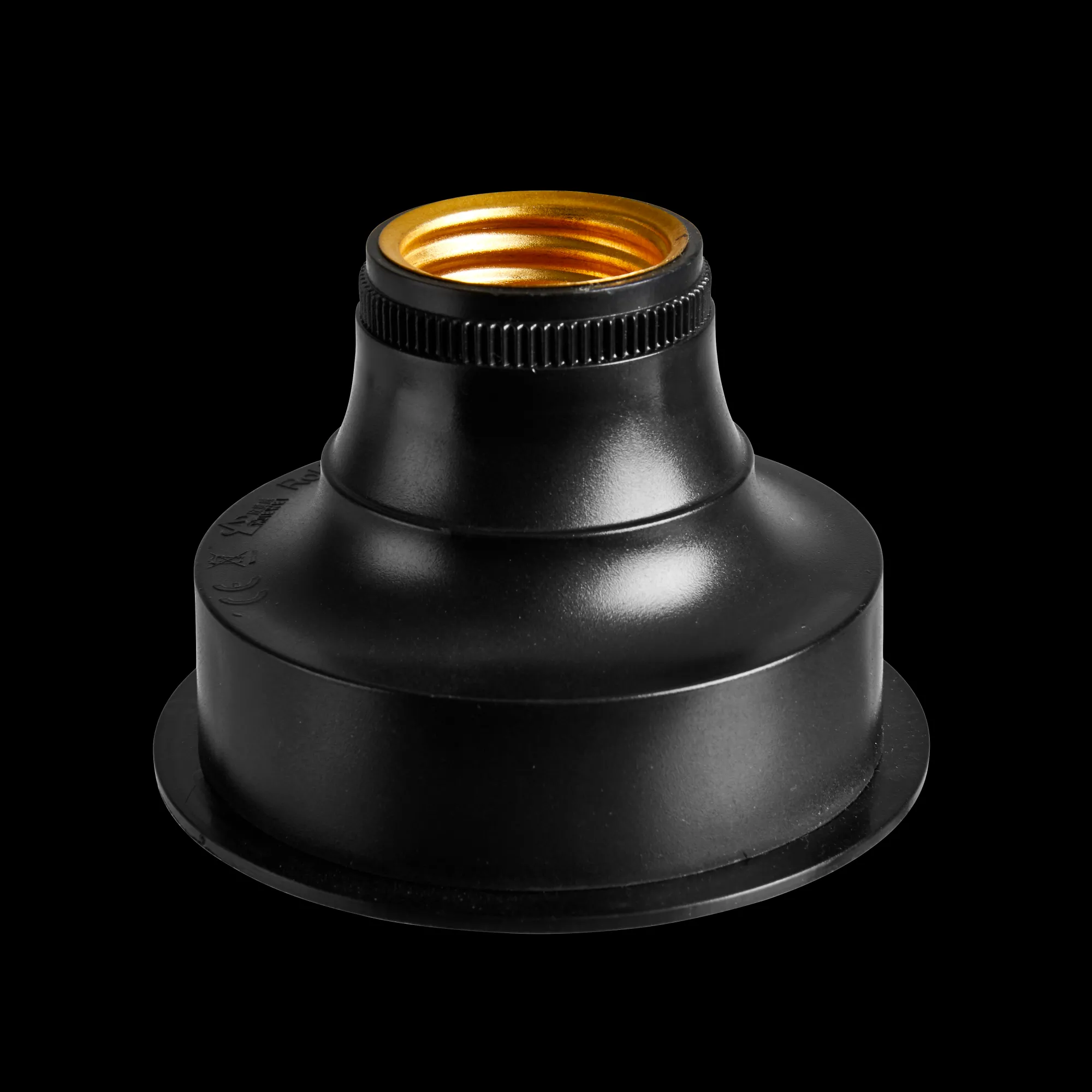 Hot CASA Bati Supporto Lampadina E Batteria E27 Nero