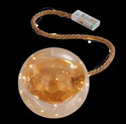 Online CASA Bloxem Pallina Decorativa Con 21 Luci Led Dorato