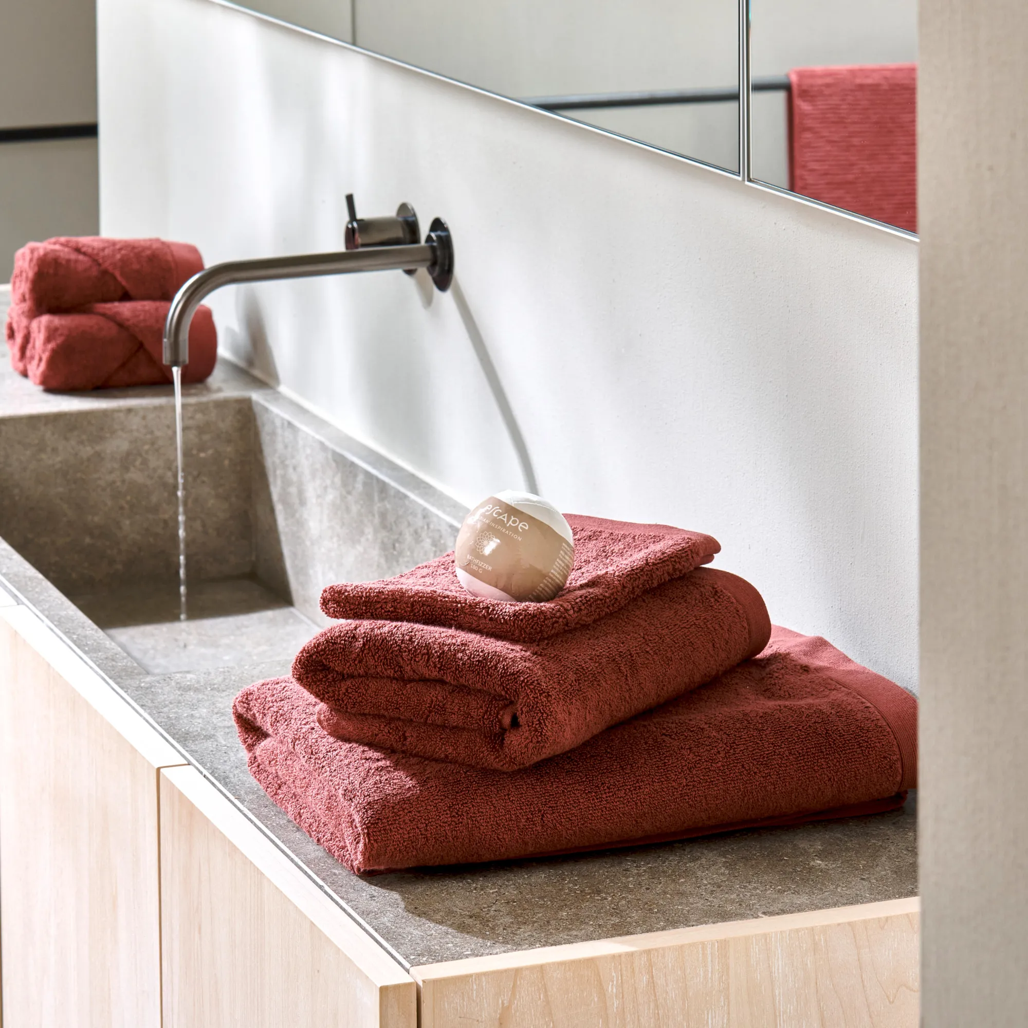 Sale CASA B-Lux Asciugamano Rosso
