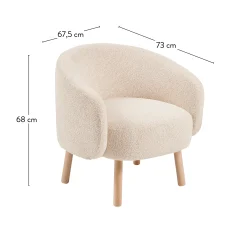 Sale CASA Boli Poltrona W Sedile: 67,5Cm