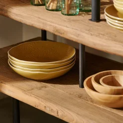 Clearance CASA Botanic Ocher Ciotola 2 Colori Caramello