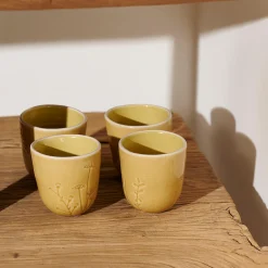 New CASA Botanic Ocher Mug 2 Colori Caramello
