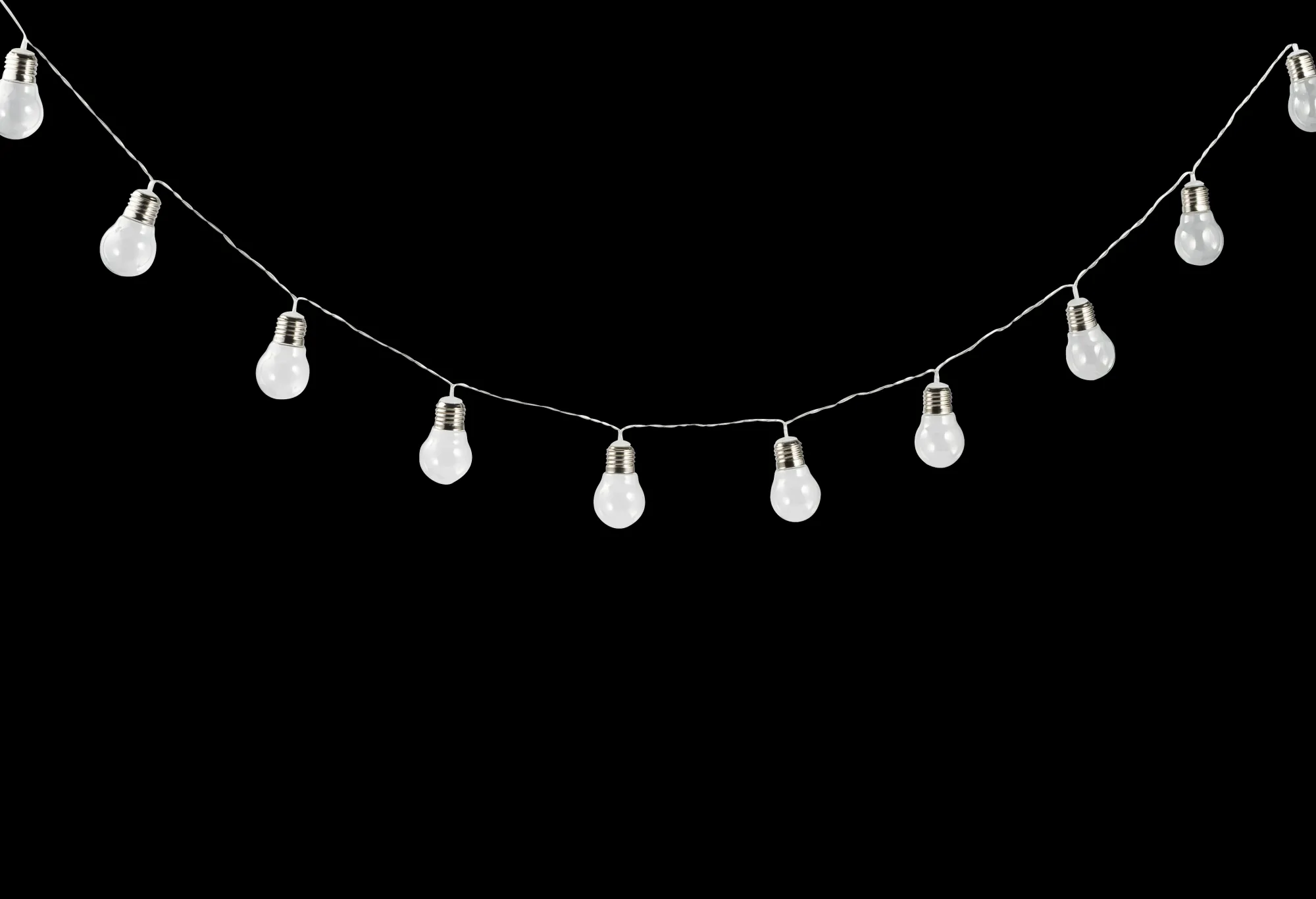 Sale CASA Bulb Filo Luminoso Solare 10 Leds Trasparente