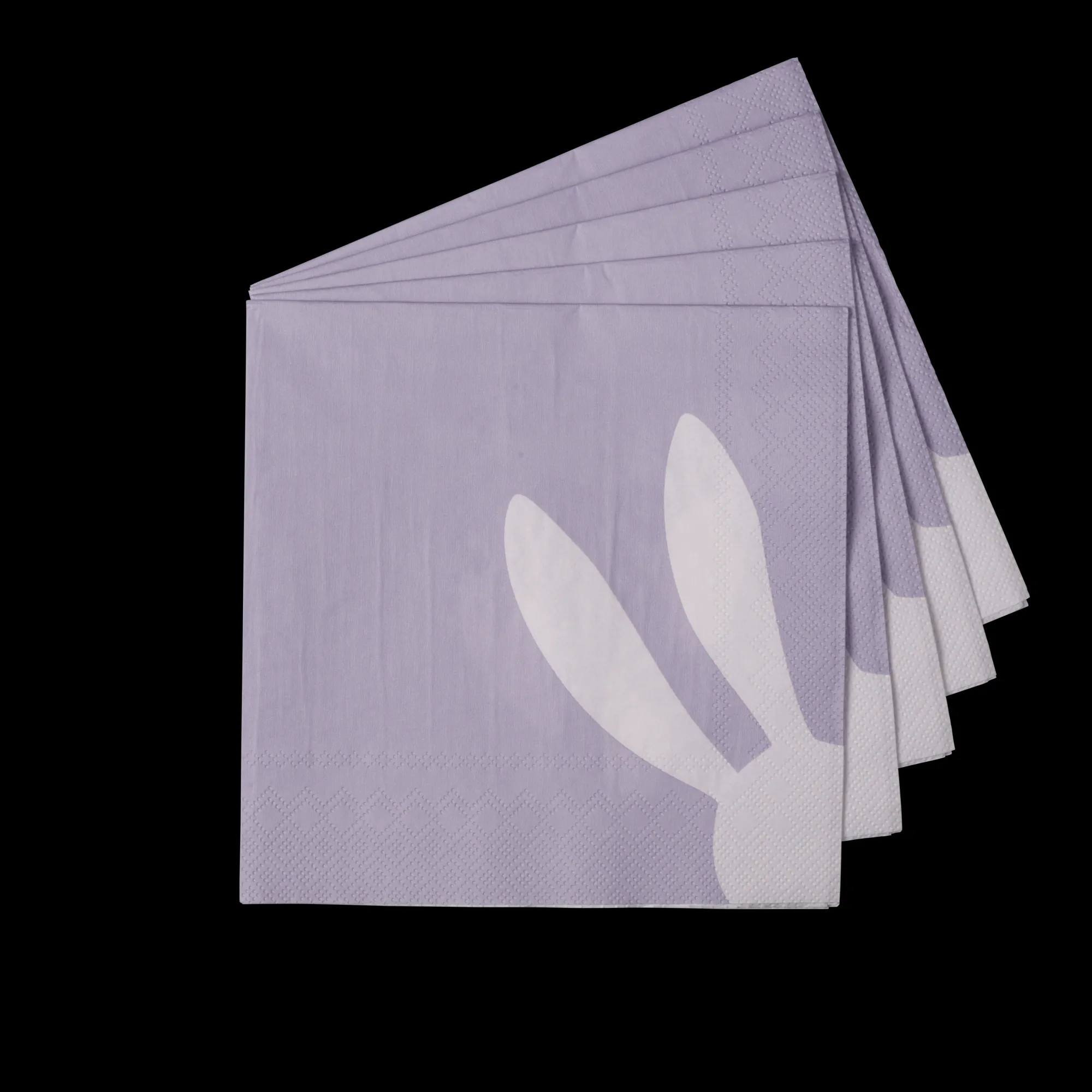 Best CASA Bunny Set Di 20 Tovaglioli Viola