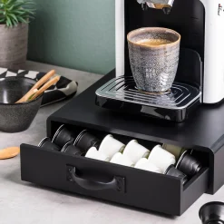 Clearance CASA Cafe Cassetto Per Capsule Per Capsule Di Caffe Nero