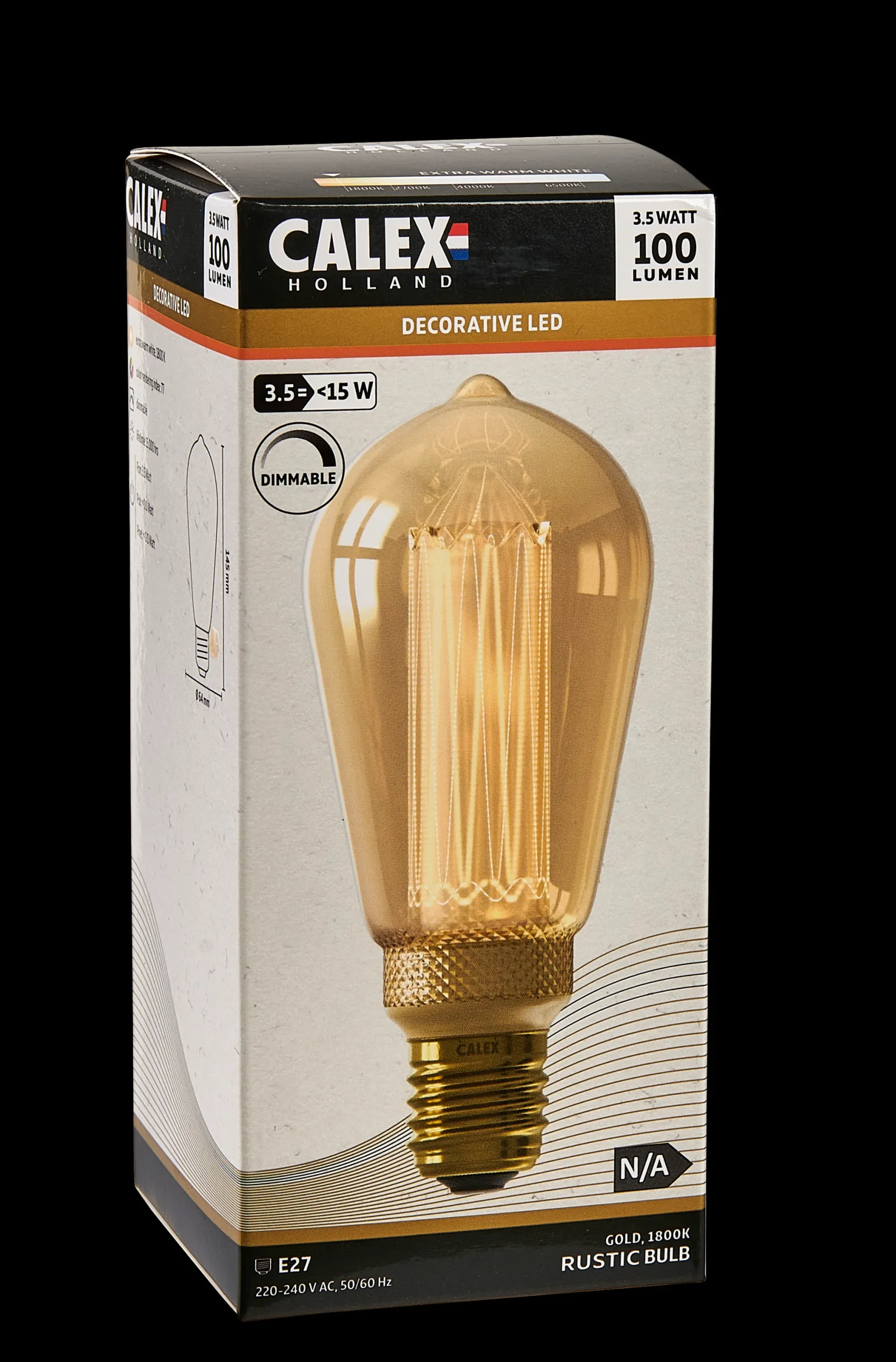 CASA Calex Lampada Led E27 1800K