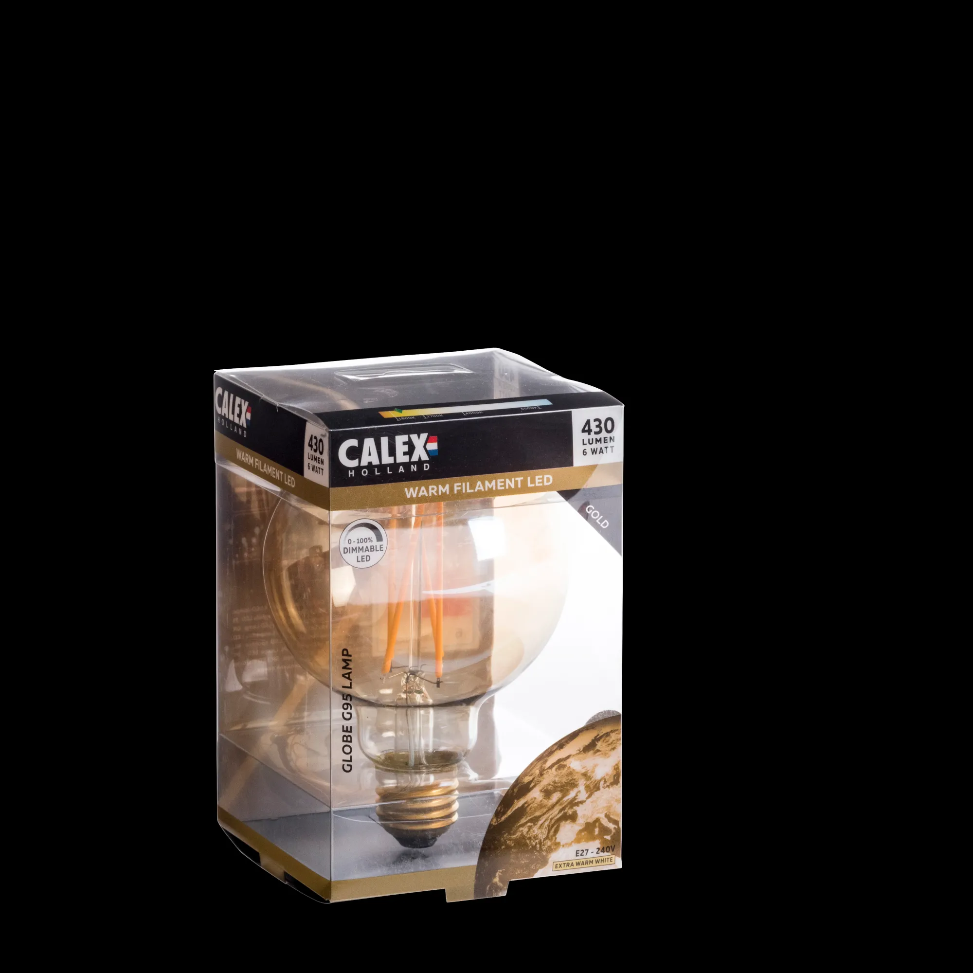 New CASA Calex Lampadina A Sfera 2100K