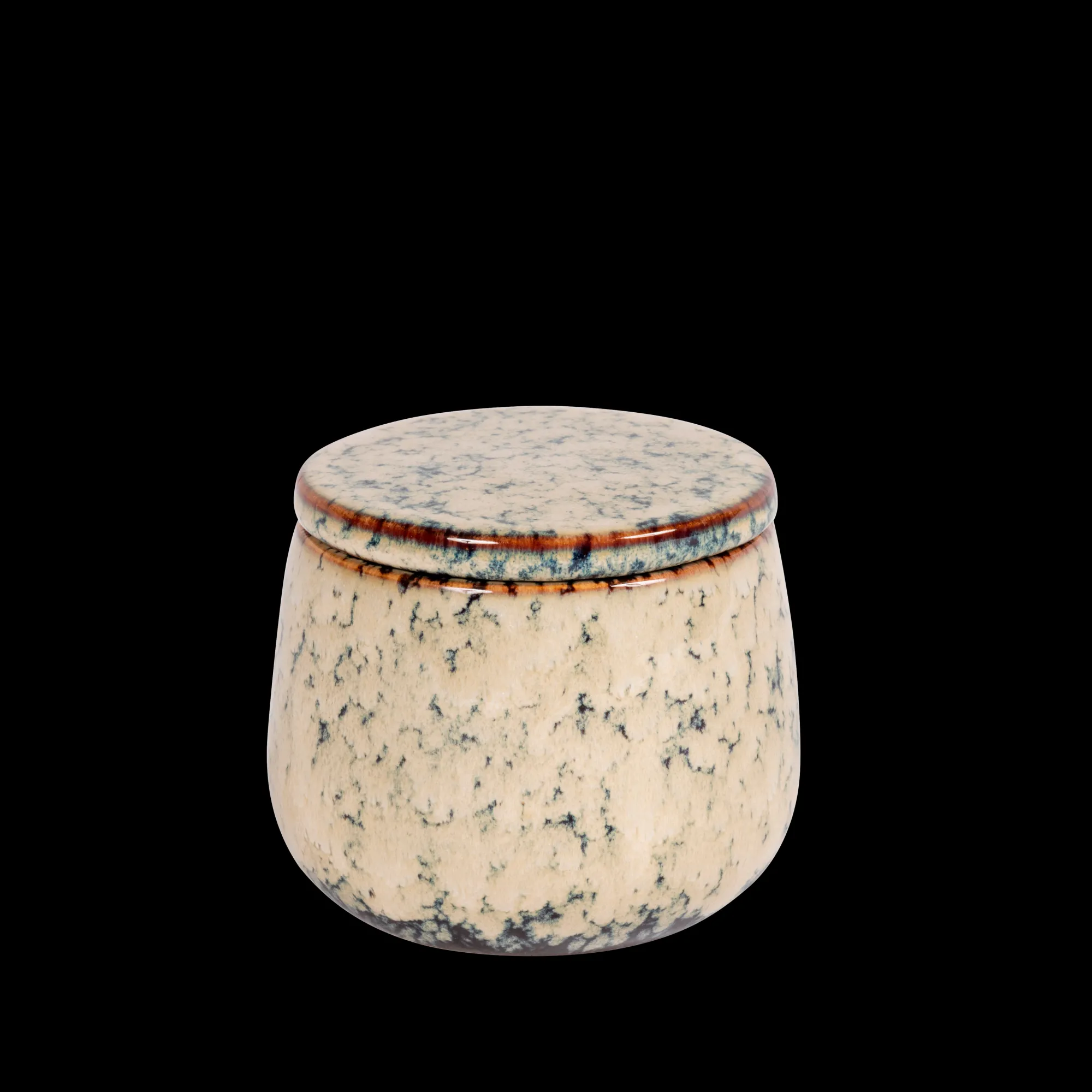 New CASA Ceramic Candela In Vaso Blu