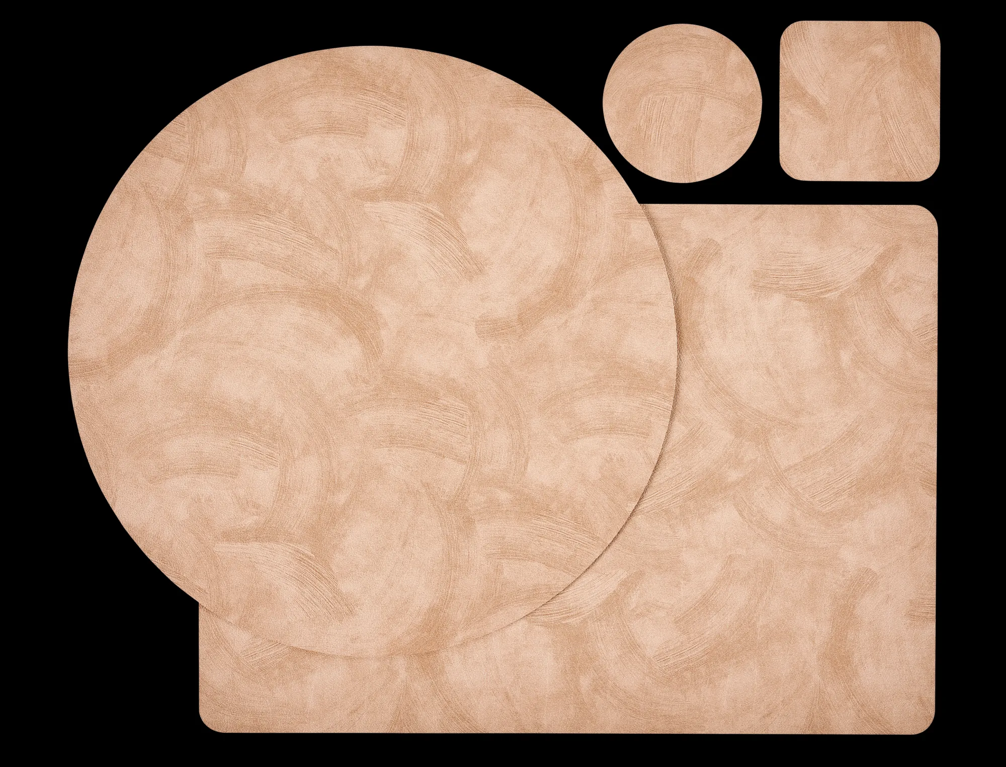 Sale CASA Chalk Tovaglietta Marrone Chiaro
