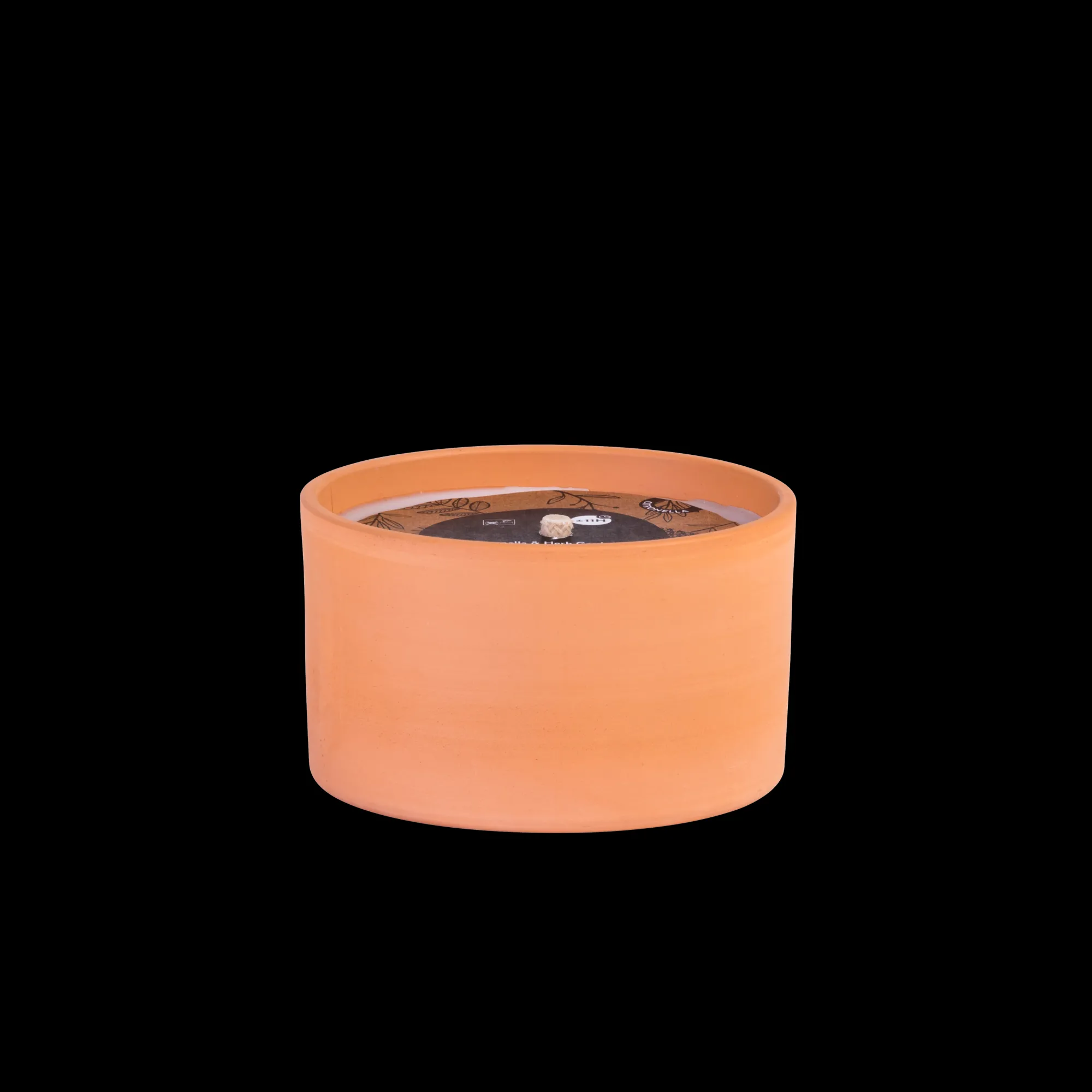 Discount CASA Citronella Vaso Terracotta Bianco, Verde
