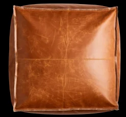 Hot CASA Cognac Pouf Marrone