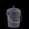 Sale CASA Creola Black Contenitore Rifiuti Org. Con Filtro Nero