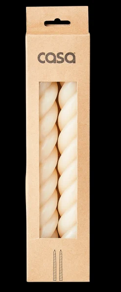 Best CASA Curl Candele Set Da 2 Beige