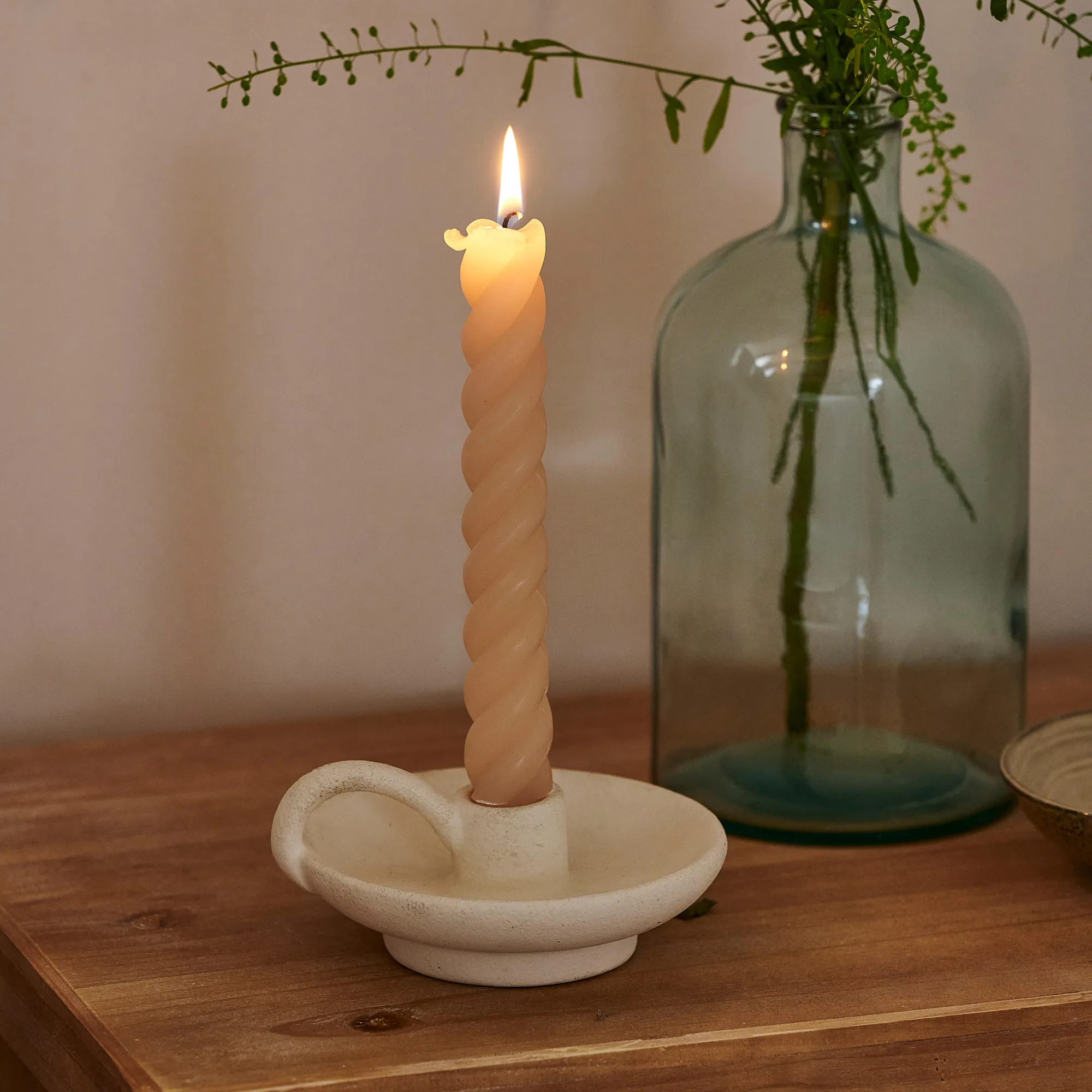 Best CASA Curl Candele Set Da 2 Beige