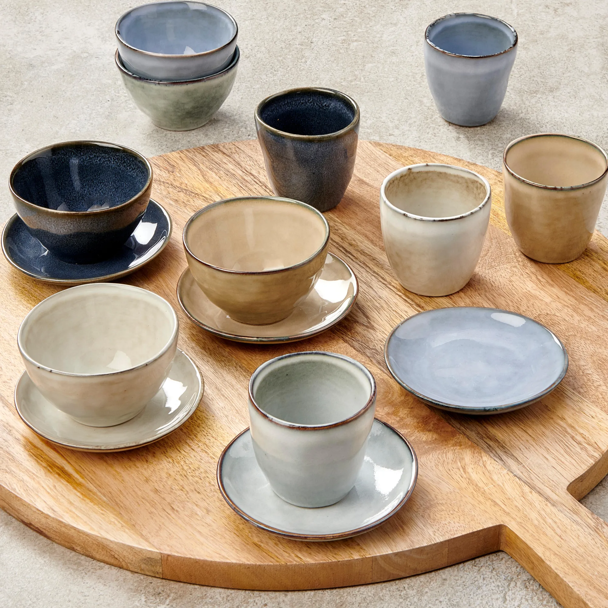 Sale CASA Earth Marl Piatto Crema
