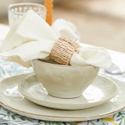 Clearance CASA Earth Marl Piatto Dessert Crema