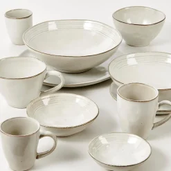 Outlet CASA Earth Marl Piatto Fondo Crema
