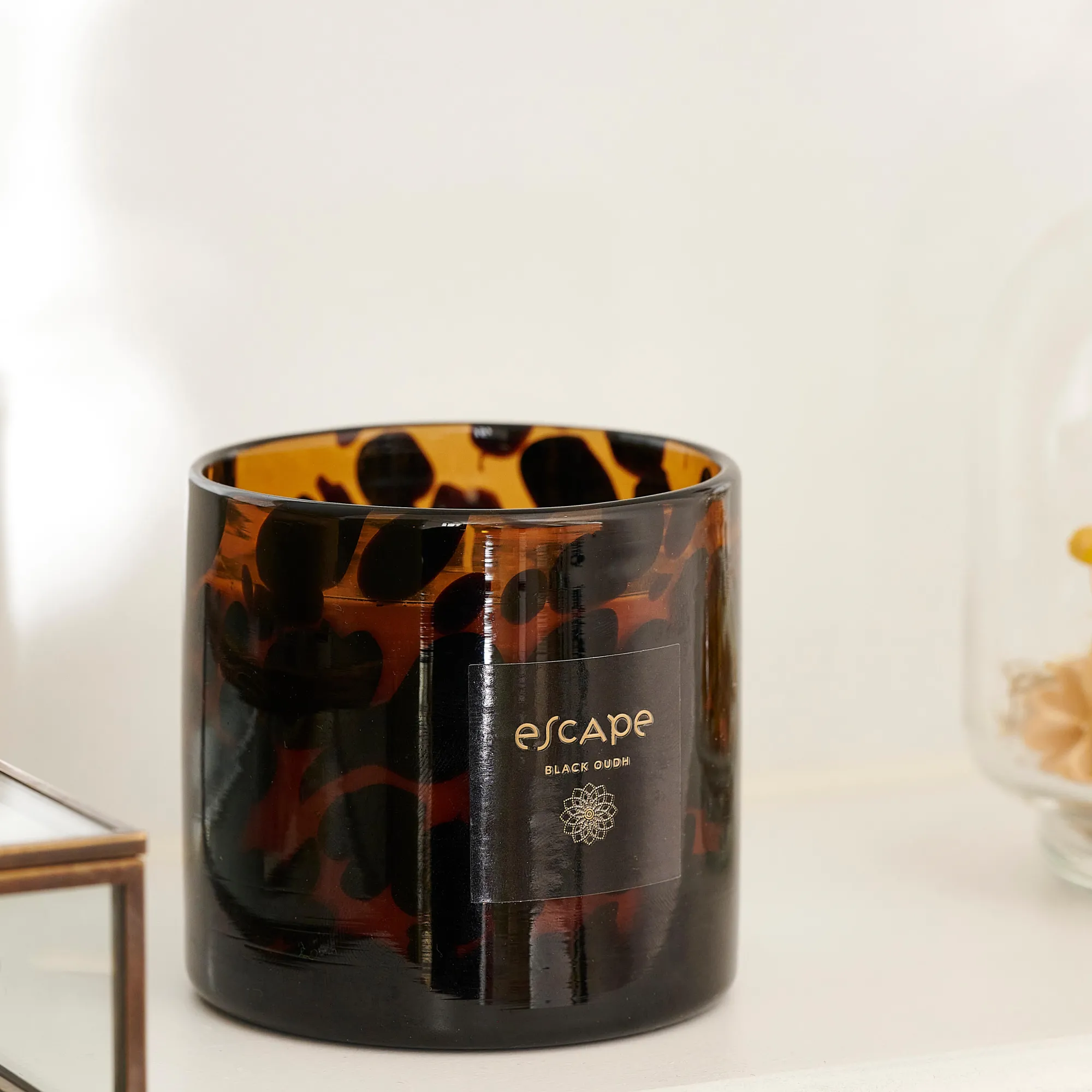 Outlet CASA Escape Black Oudh Candela Profumata In Vaso Nero, Marrone, Multicolore