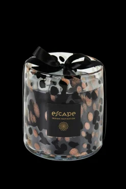 Discount CASA Escape Indian Inspiration Candela Profumata Nero, Rame, Multicolore