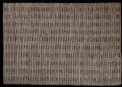 Clearance CASA Ethnic Tappeto Nero, Naturale