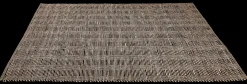 Clearance CASA Ethnic Tappeto Nero, Naturale