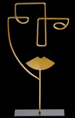 New CASA Face Decorazione Su Base Dorato