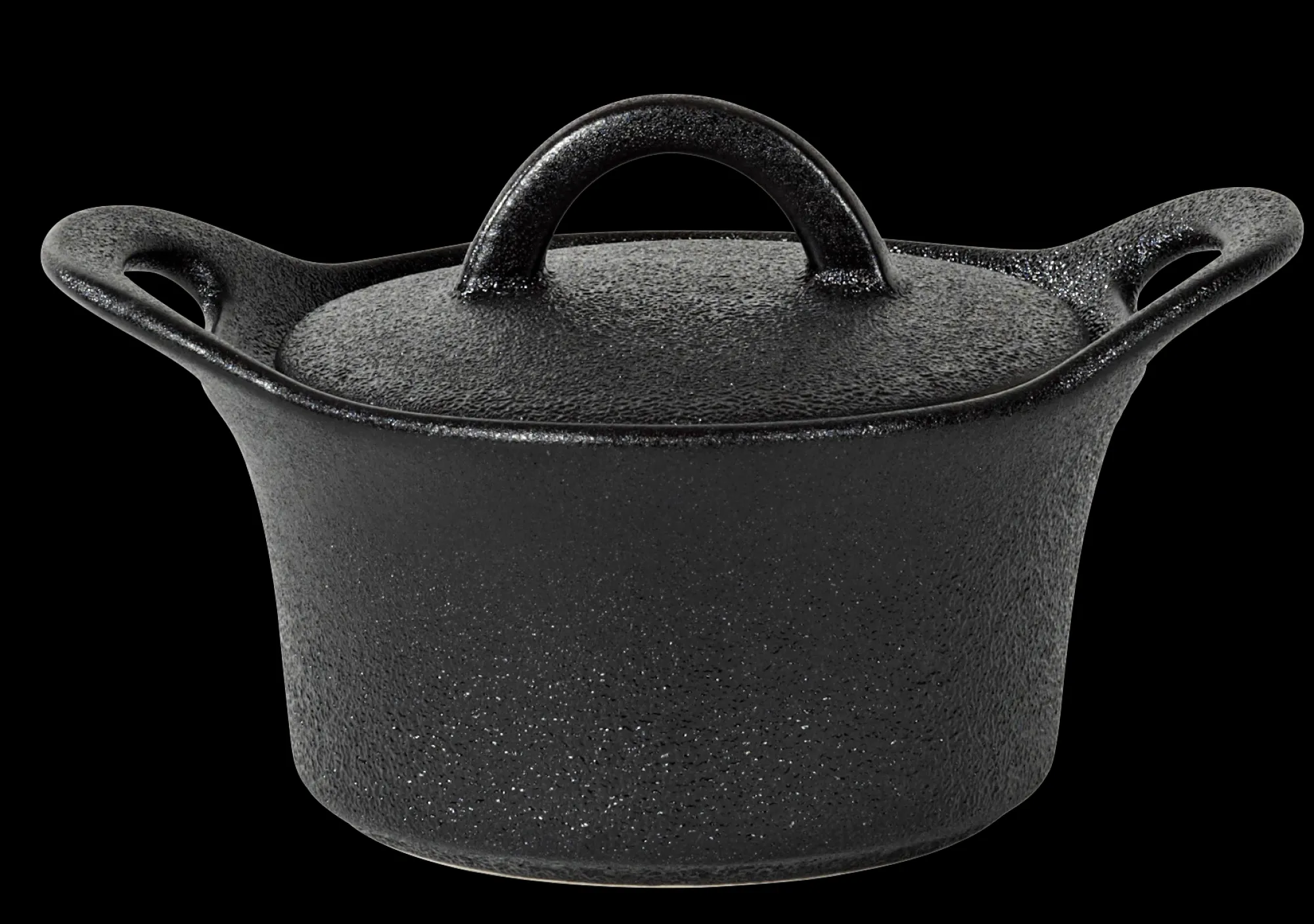 CASA Fero Cocotte Con Coperchio Nero