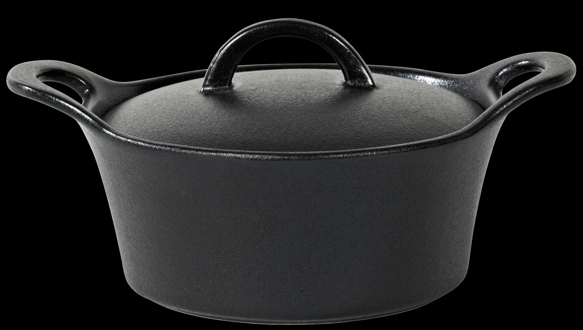Hot CASA Fero Cocotte Con Coperchio Nero