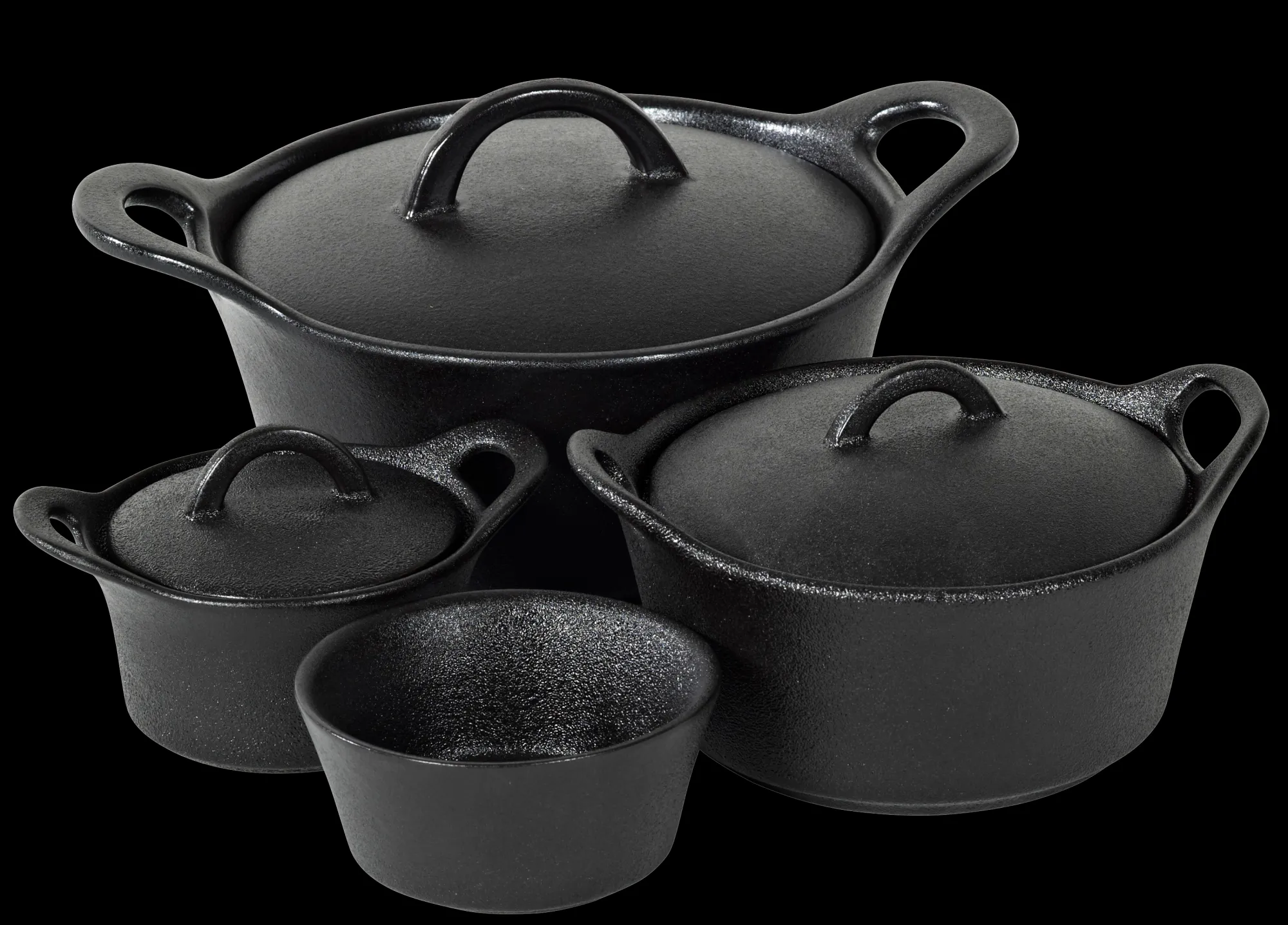 Hot CASA Fero Cocotte Con Coperchio Nero