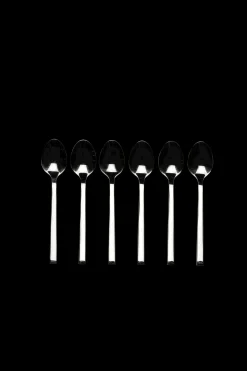 Clearance CASA Fine Cucchiaini Antipasto Set Di 6 Argentato