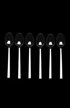 Best CASA Fine Cucchiaini Per Caffe Set Di 6 Argentato