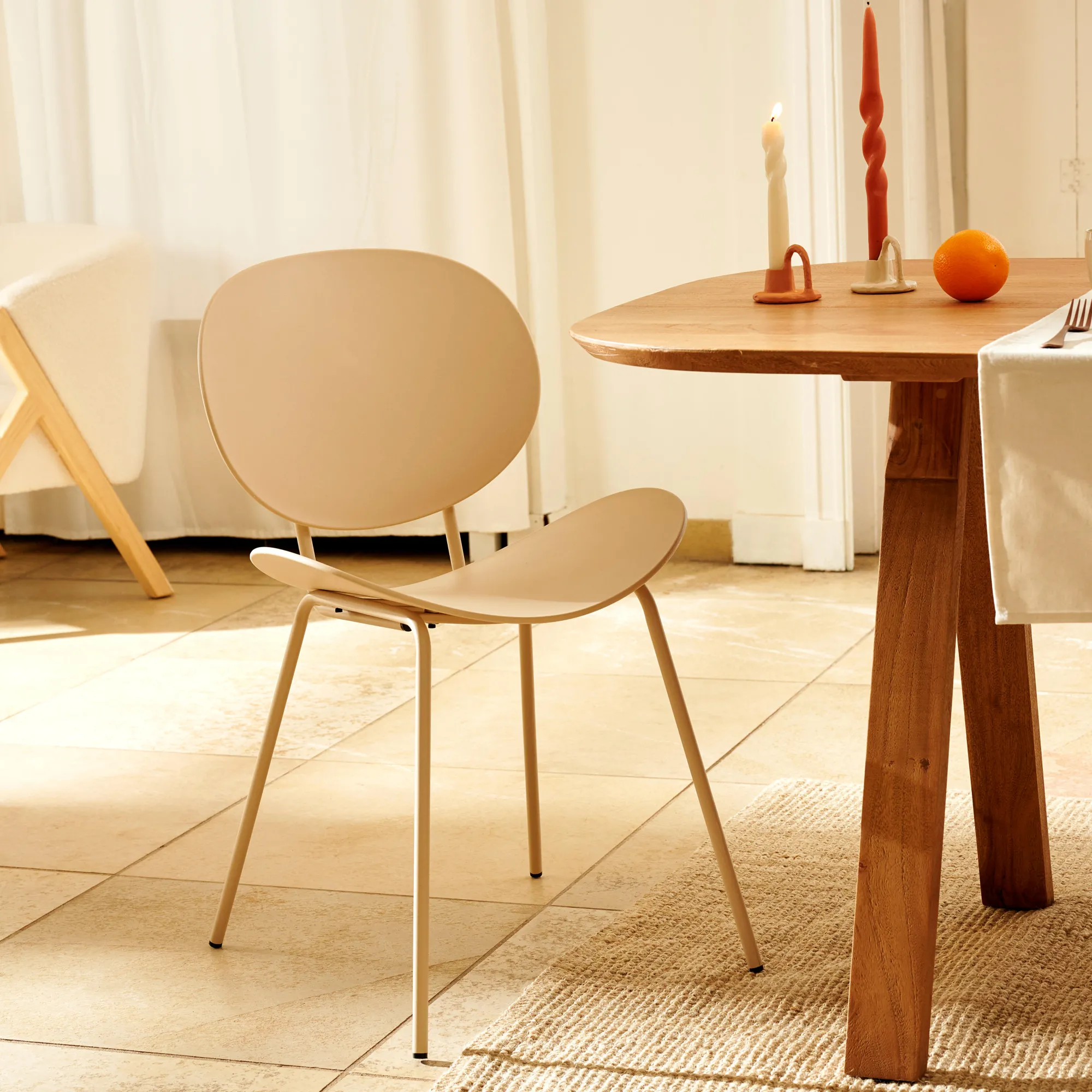 Online CASA Finn Sedia Da Tavolo Beige