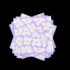 Discount CASA Fleurs Lila Set Di 20 Tovaglioli Vari Colori