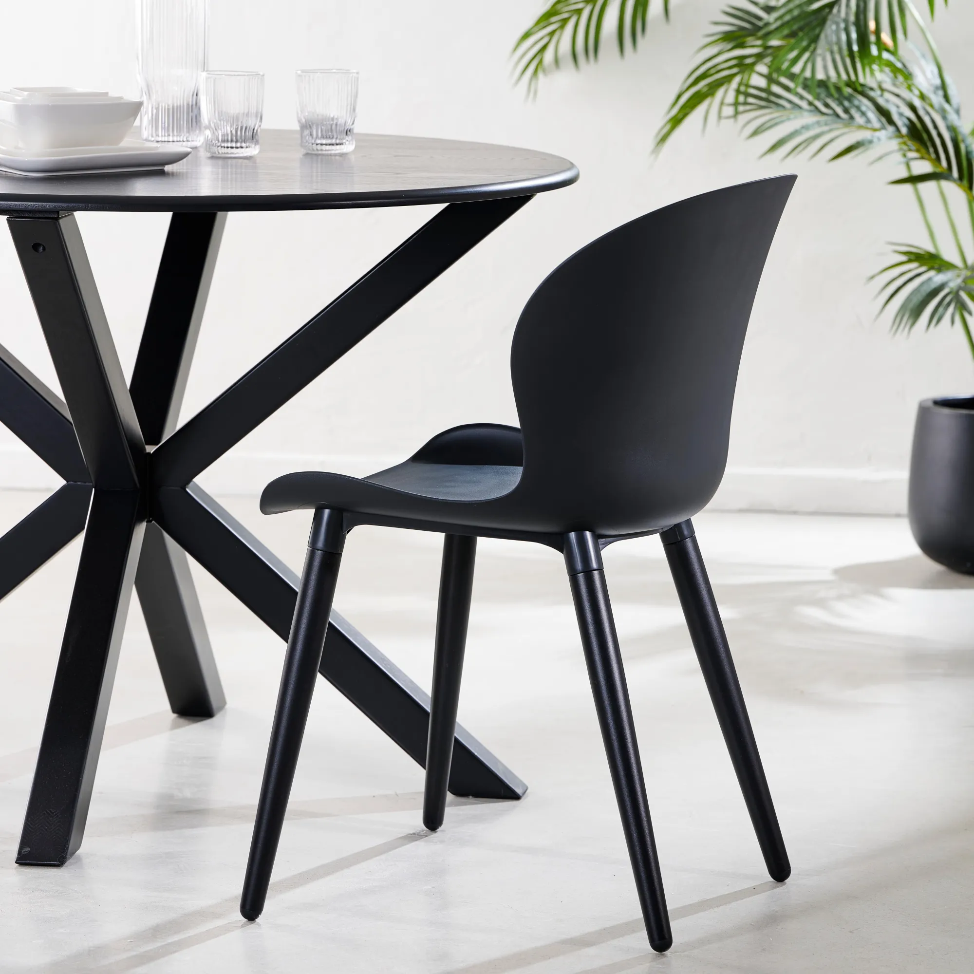 Discount CASA Frida Sedie Da Pranzo Nero
