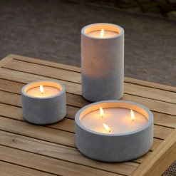 Best CASA Fuego Candela A Led Solare Grigio Chiaro