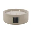 Outlet CASA Fuego Candela A Led Solare Grigio Chiaro
